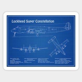 Lockheed L-1049 Super Constellation Blueprint - AD Magnet